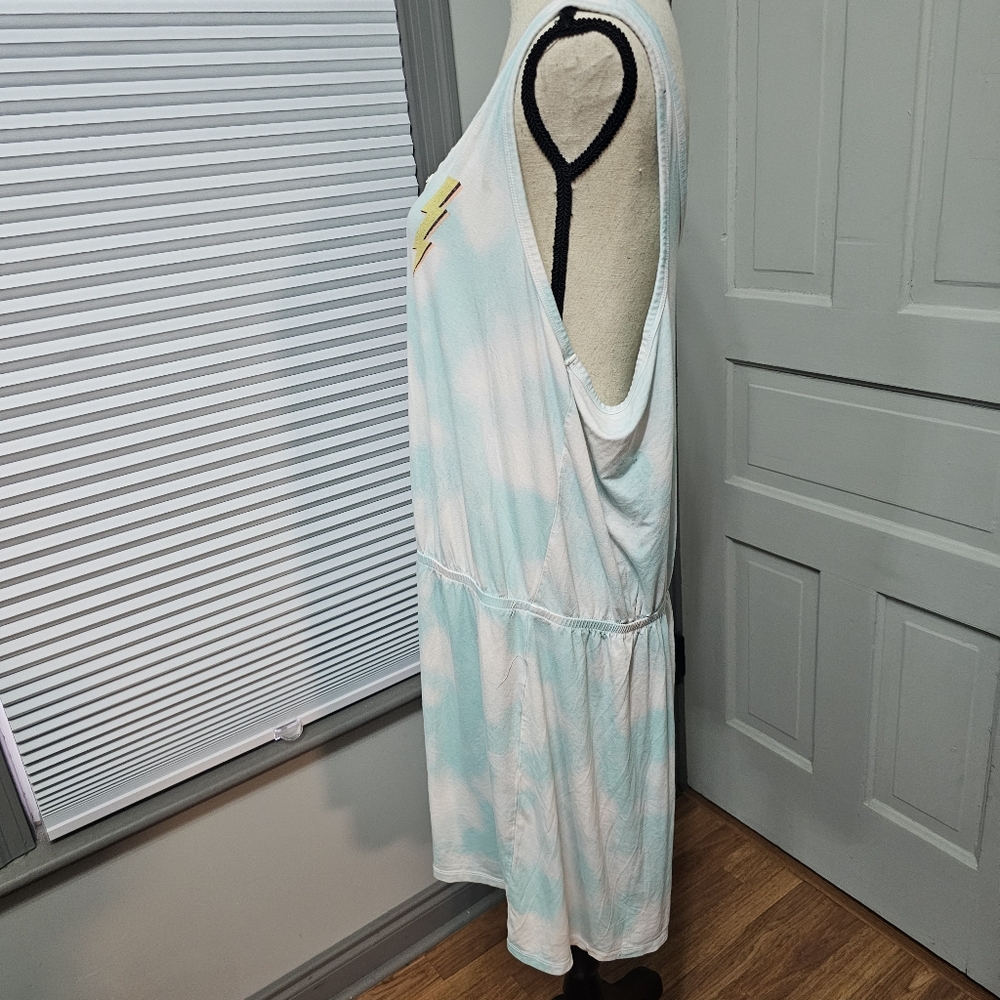 Torrid Super Soft Sleep Tie-dyed Sleep Romper - Picture 4 of 6